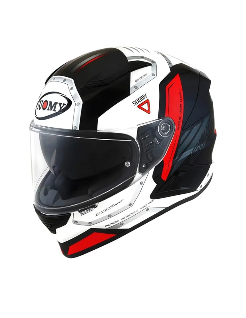 SUOMY-CASCOS SPEED STAR AIRPLANE WHITE/RED