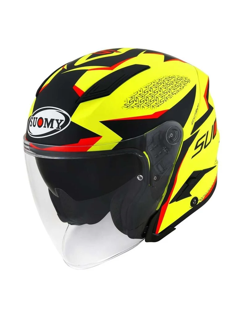 SUOMY-CASCOS SPEEDJET LUMINISM MATT YELLOW FLUO/XS