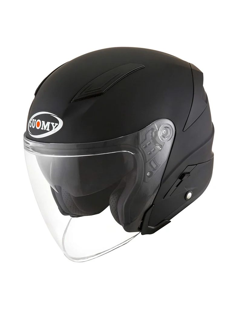 SUOMY-CASCOS SPEEDJET PLAIN MATT BLACK