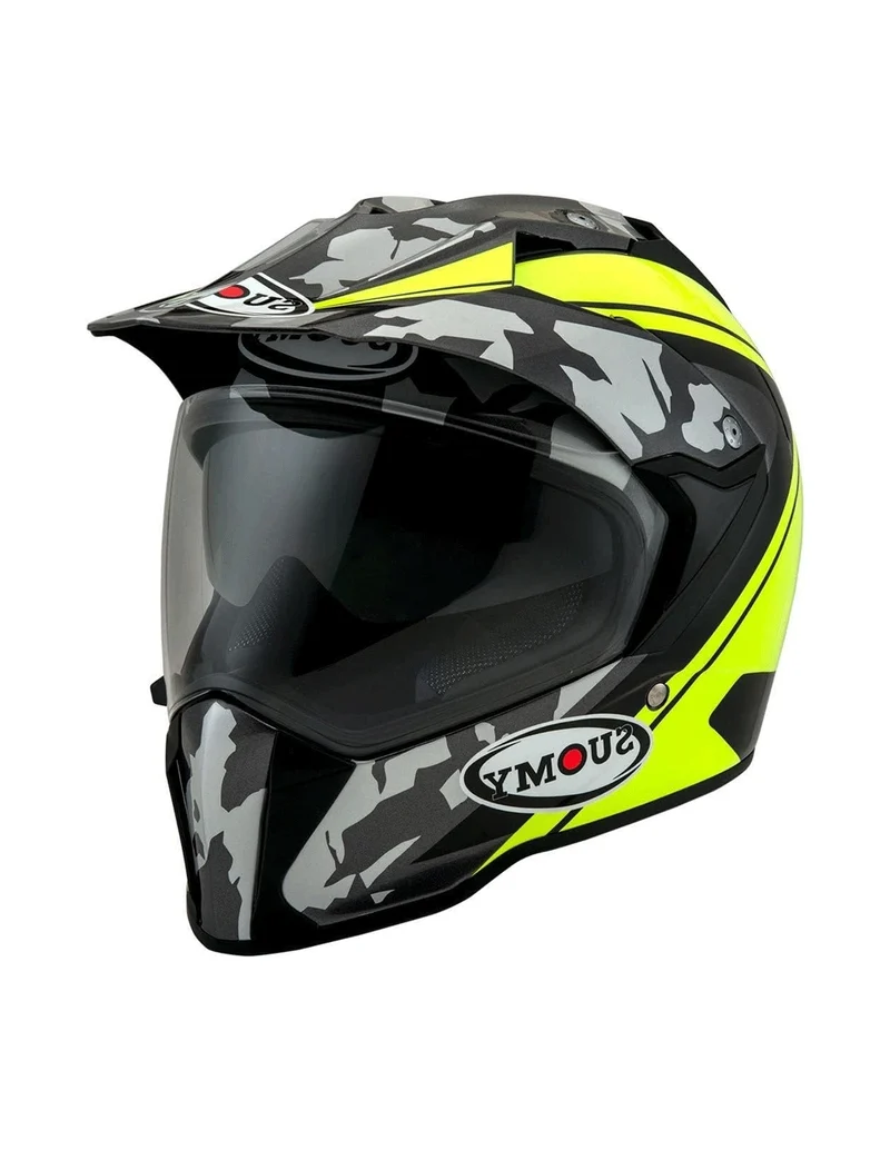 SUOMY-CASCOS MX TOURER DESERT MATT YELLOW FLU
