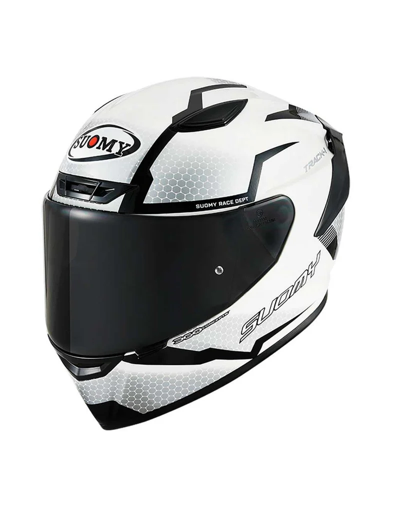 SUOMY-CASCOS TRACK-1 REACTION WHITE/BLACK
