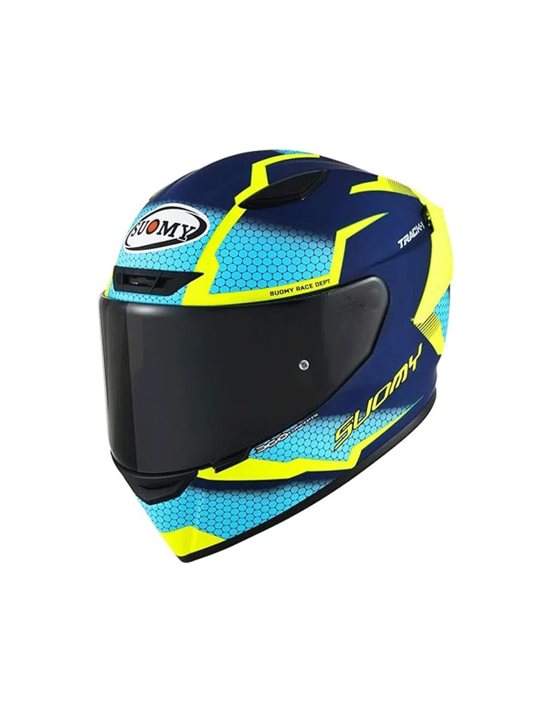 SUOMY-CASCOS TRACK-1 REACTION MATT BLUE/YELLOW