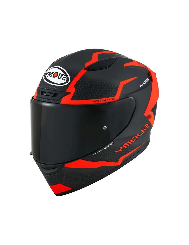 SUOMY-CASCOS TRACK-1 REACTION MATT ANTHRACITE/RED