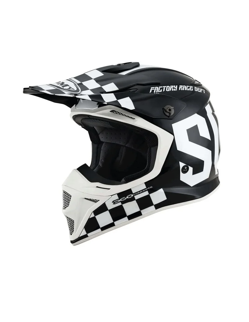 SUOMY-CASCOS MX SPEED PRO MASTER BLACK/WHITE