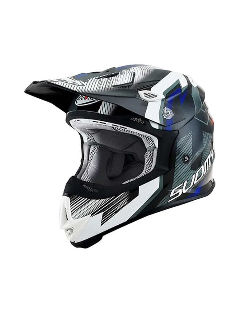 SUOMY-CASCOS MR JUMP UNLEASHED BLACK/RED