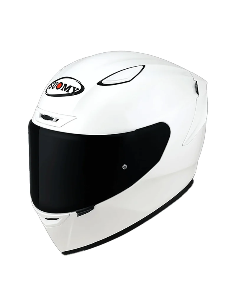 SUOMY-CASCOS TRACK-1 PLAIN WHITE