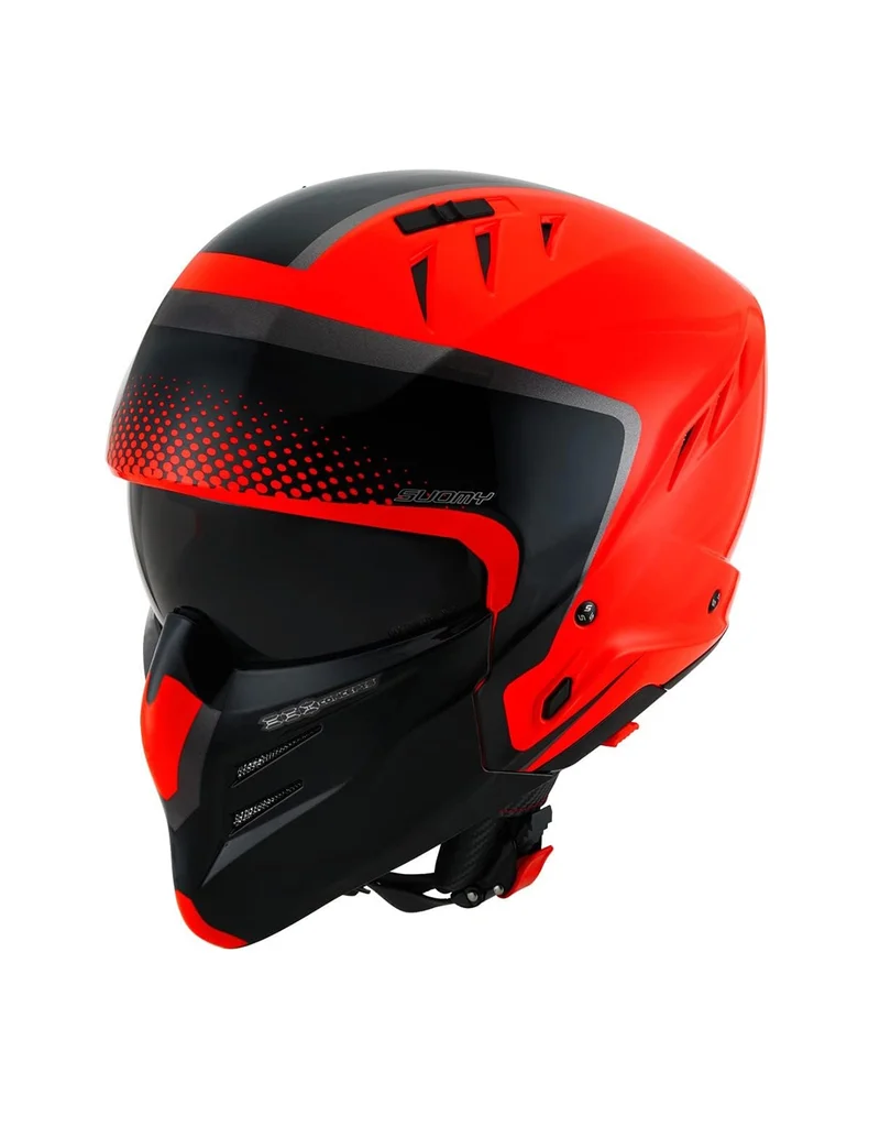 SUOMY-CASCOS ARMOR CREW ORANGE/BLACK E06
