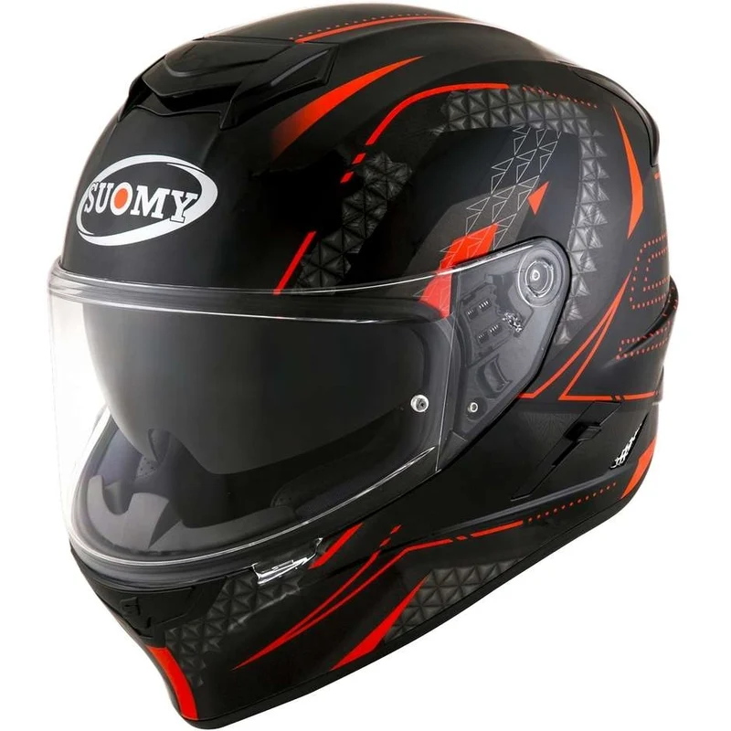 SUOMY-CASCOS STELLAR SHADE BLACK/RED