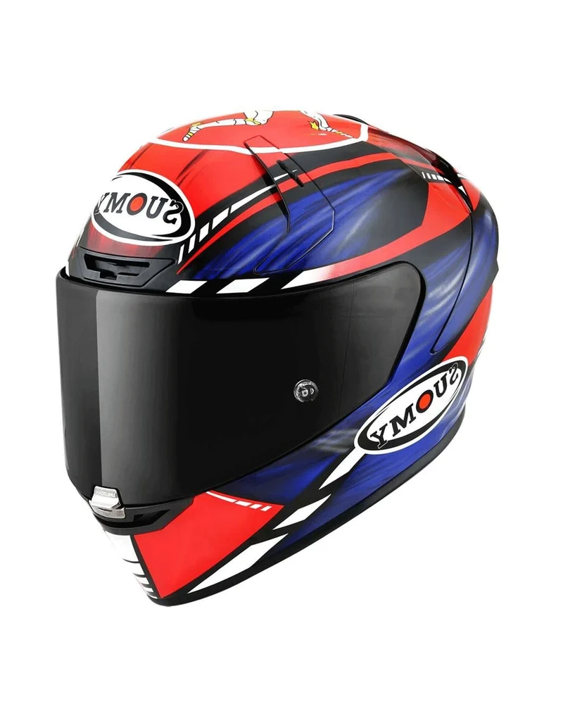 SUOMY-CASCOS SR-GP ON BOARD BLUE/RED FLUO