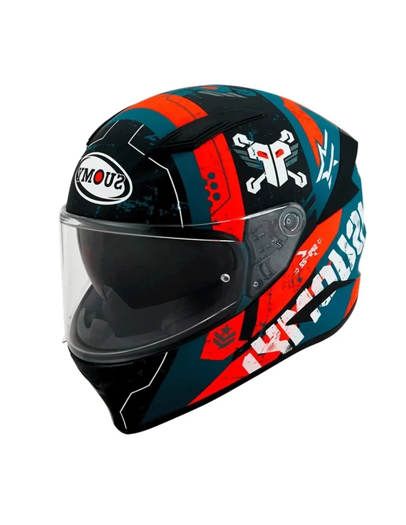 SUOMY-CASCOS SPEEDSTAR TACTIC MATT DARK GREEN/WHITE