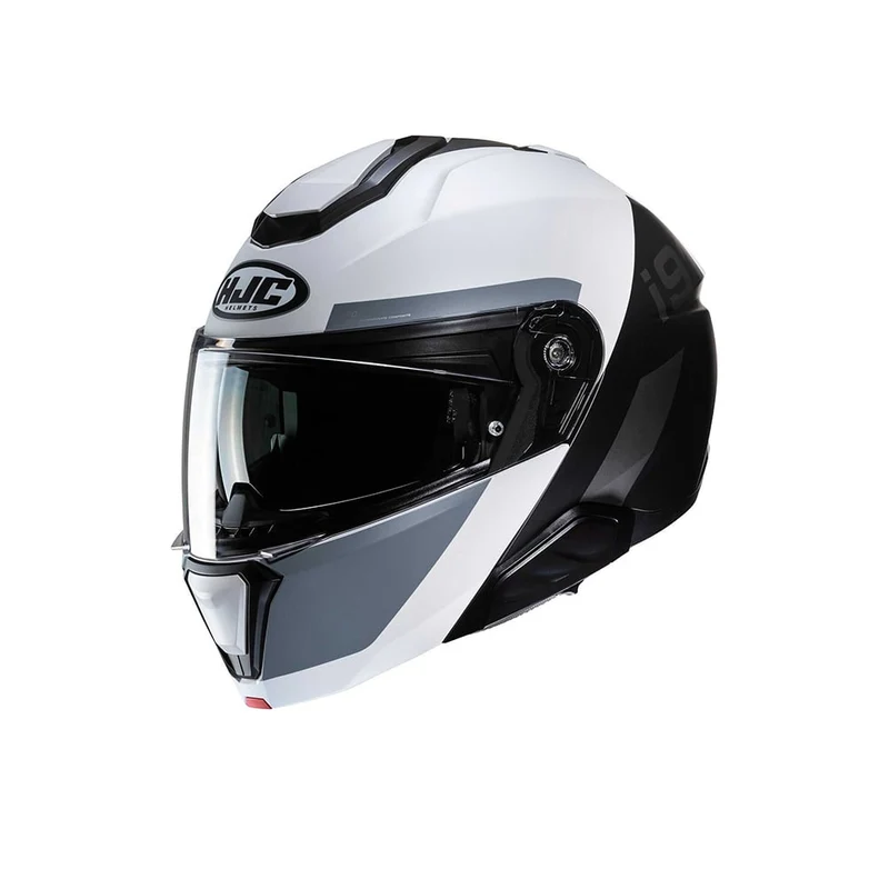 HJC i91 BINA MC5SF Moto Casco Modular Blanco Negro Gris