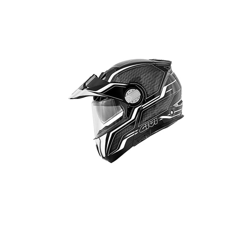 GIVI MOD X.33 CAÑÓN C PL.D CAPAS CASCO NEGRO BLANCO