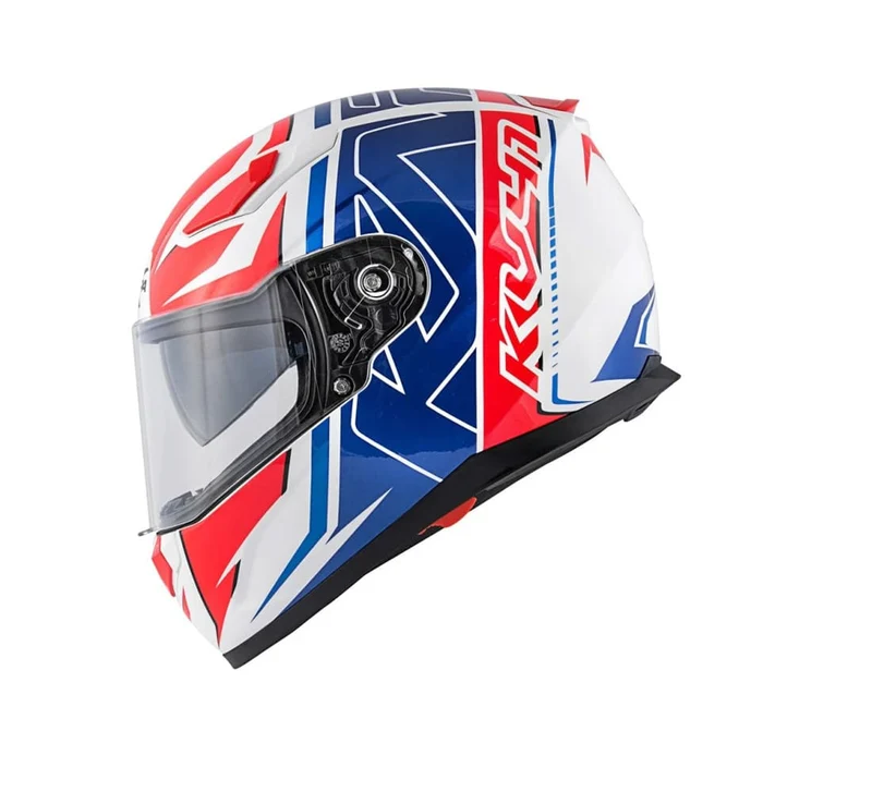 KAPPA KV41 Dallas Moto Integral Turismo Casco Blanco Brillante Rojo