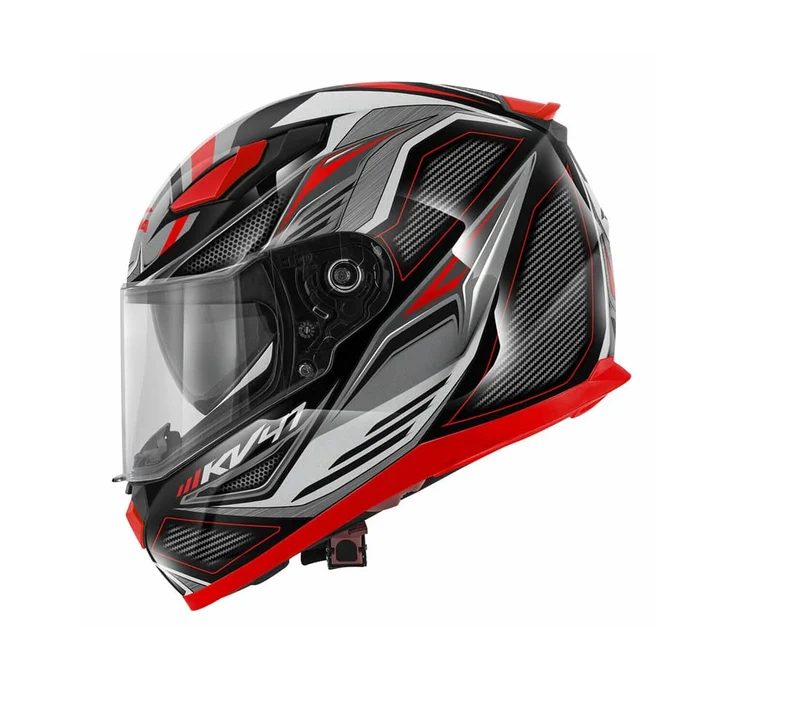 KAPPA KV41 Dallas Fighter Deportivo Ligero Casco Negro Rojo