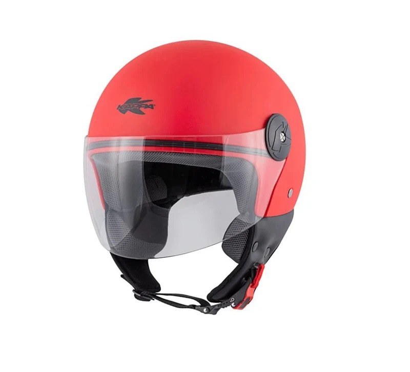 KAPPA KV40 Hawaii Moto DJet Casco Basic Rojo