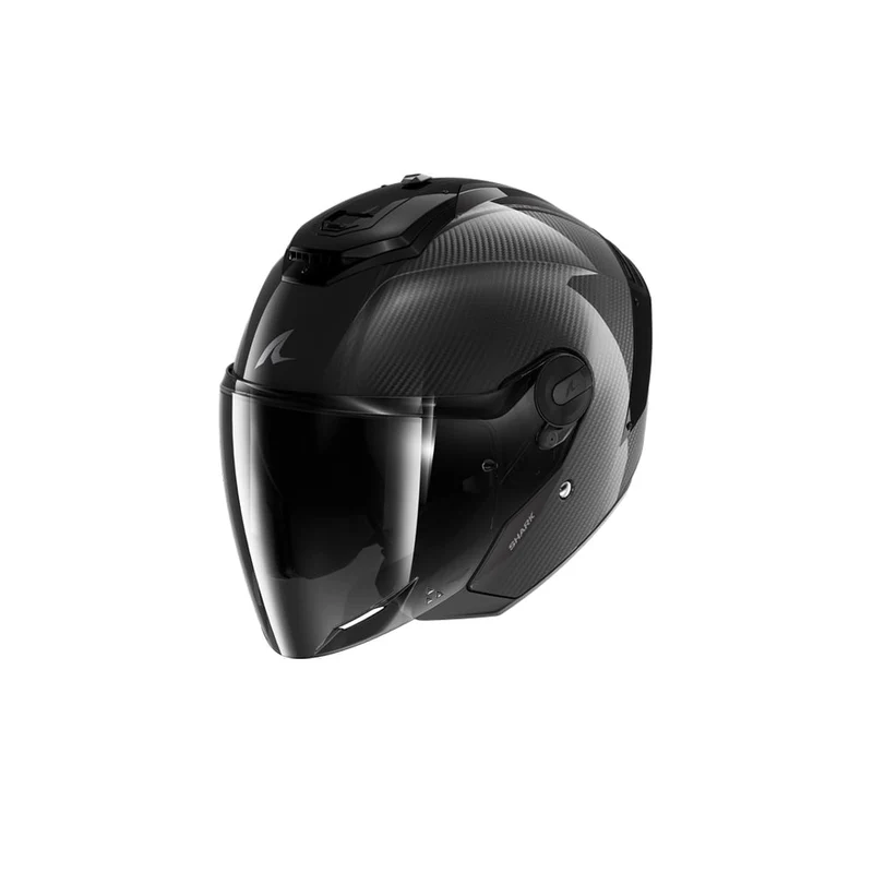 SHARK RS JET PIEL CARBONO Carbono Negro Casco