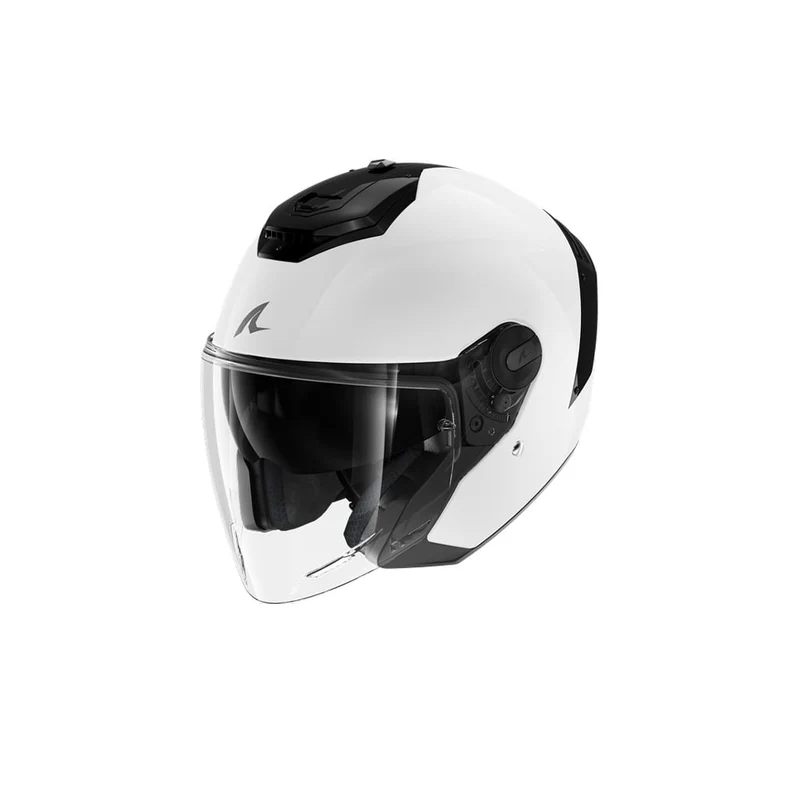 SHARK RS JET BLANK CASCO ABIERTO MOTOCICLETA BLANCO AZUL