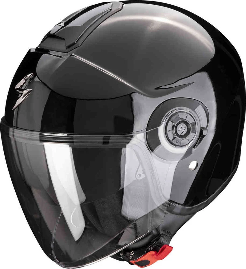 SCORPION EXO-CITY II SOLID Abierto Urbano Jet Casco Negro