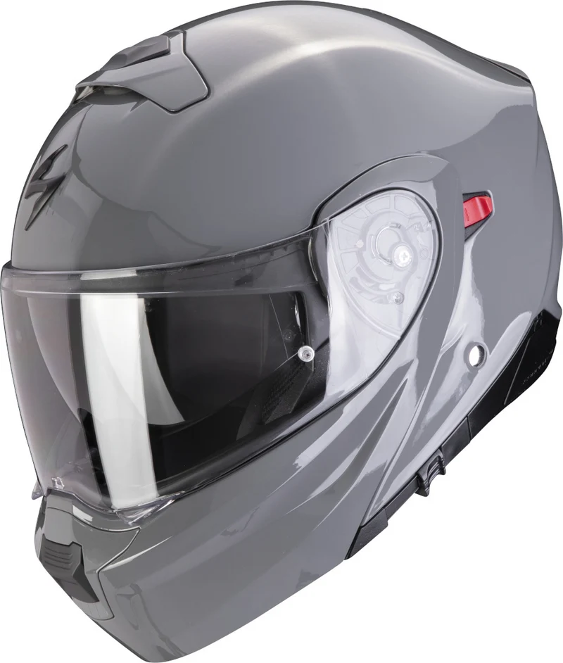 SCORPION EXO 930 EVO SOLID INTEGRAL ABATIBLE CASCO GRIS CEMENTO