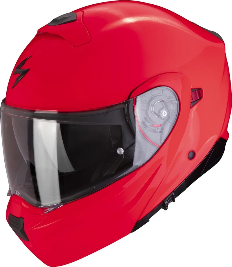 SCORPION EXO 930 EVO SOLID INTEGRAL ABATIBLE CASCO NEON ROJO