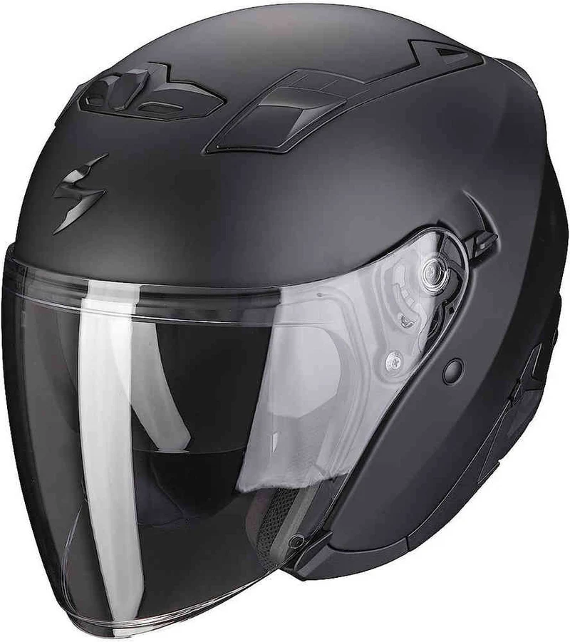 SCORPION EXO 230 SOLID Abierto Casco Negro mate