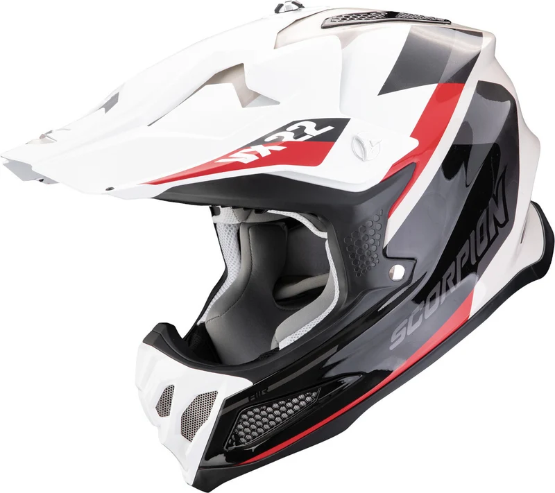 SCORPION VX 22 AIR BETA Motocross Casco Arena Blanco