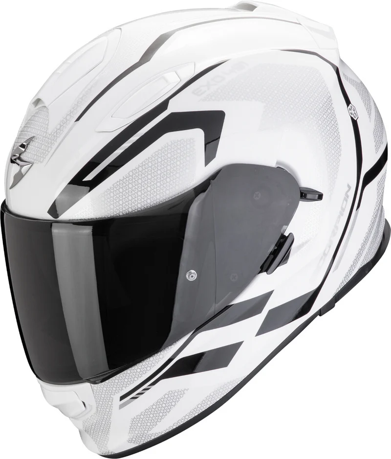 SCORPION CASCOS INTEGRALES EXO 491 KRIPTA BLANCO NEGRO