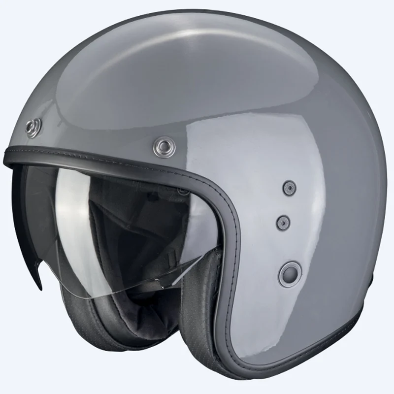 SCORPION BELFAST EVO SOLID Abierto Casco Gris cemento