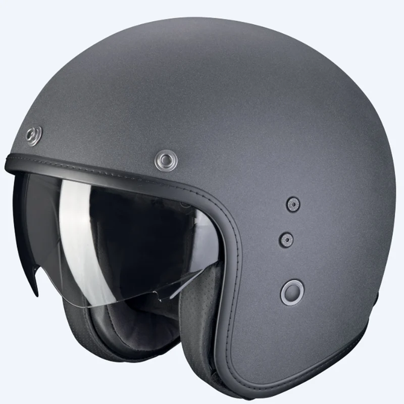 SCORPION - BELFAST EVO GRAPHITE ABIERTO CASCO Gris oscuro