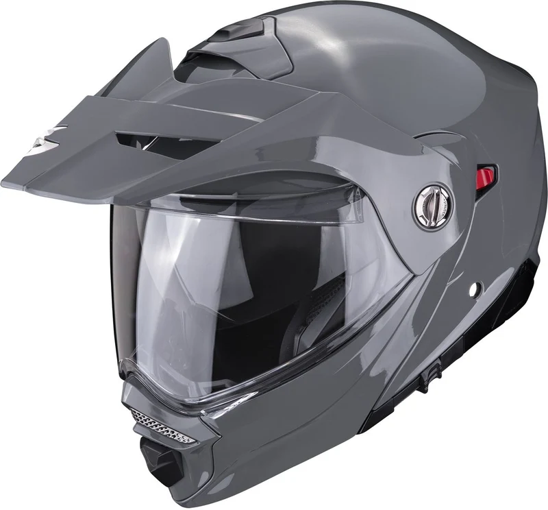 SCORPION ADX 2 SOLID Aventura Moto Casco Gris Cemento