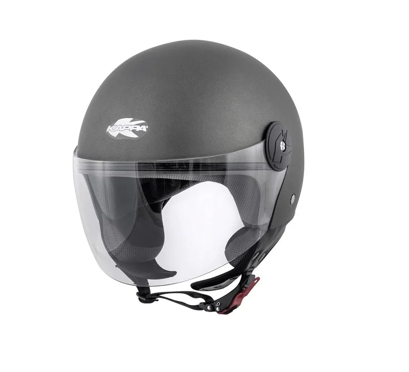KAPPA Kv40 Hawaii Moto Cara Abierta Urbano Casco Titanio