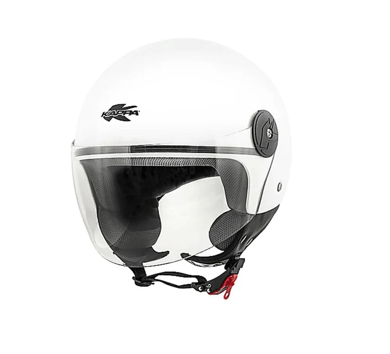 KAPPA KV40 Hawaii Moto Cara Abierta Casco Blanco