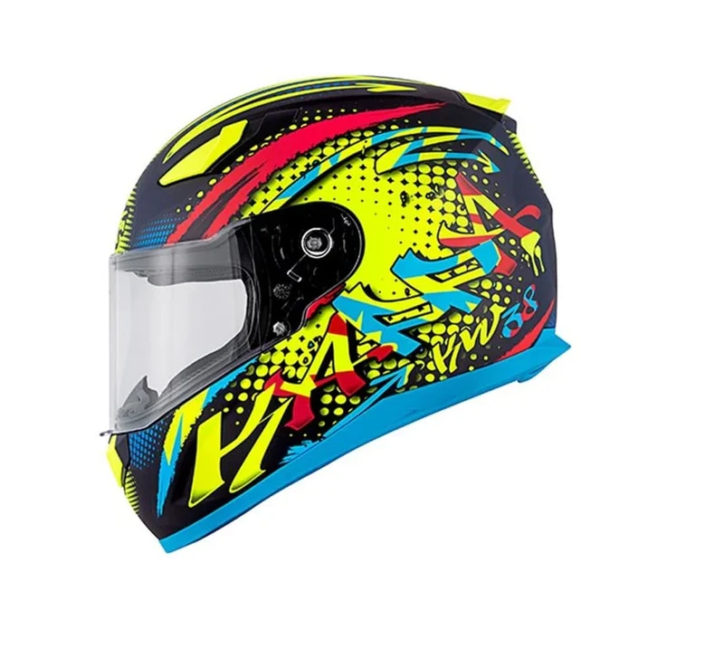 KAPPA KV38 Houston Moto Integral Casco Negro Azul