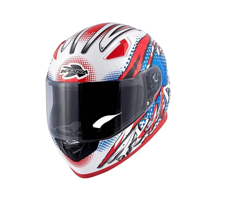 KAPPA KV38 Houston Moto Integral Casco Blanco Rojo