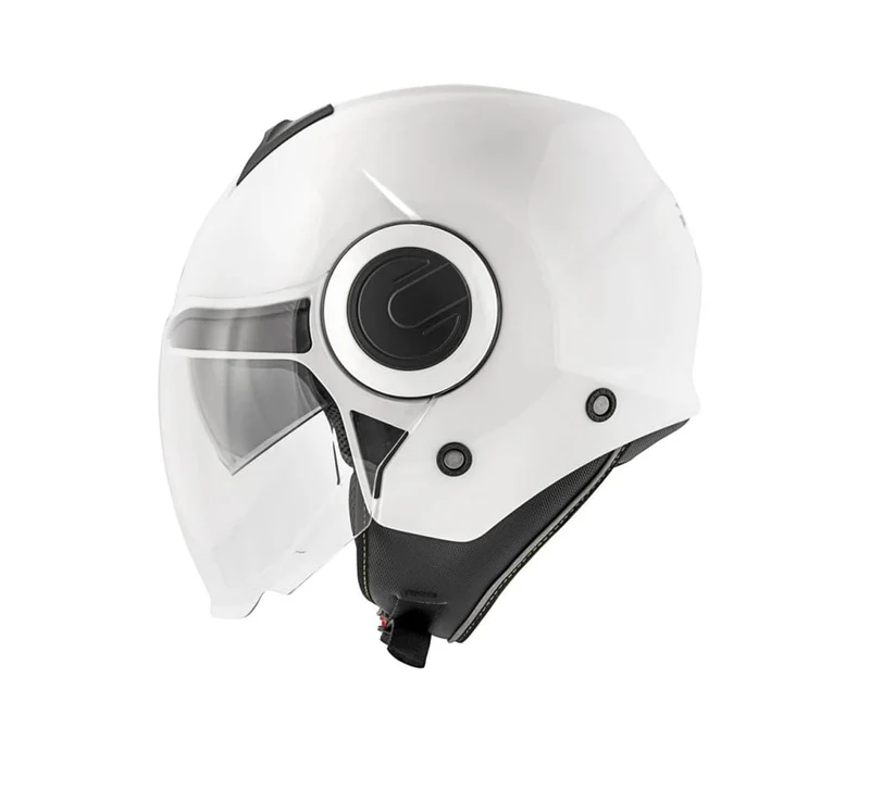 KAPPA KV37 EVO Moto Cara Abierta Casco Blanco Negro