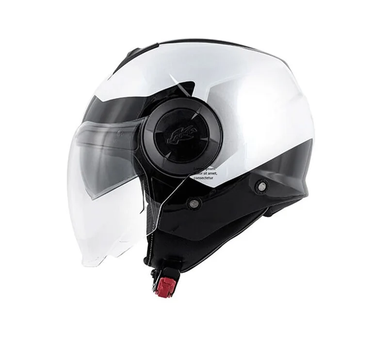 KAPPA KV37 EVO Moto Cara Abierta Casco Titanio Negro Mate Plata