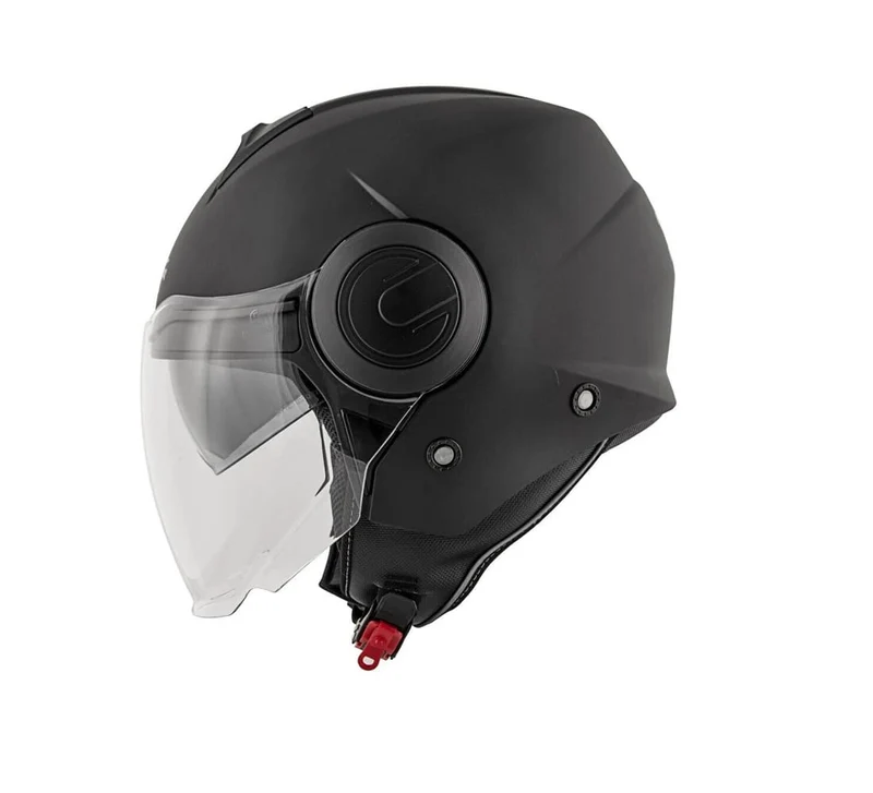 KAPPA KV37 AERODINÁMICO Moto Cara Abierta Casco Negro Mate
