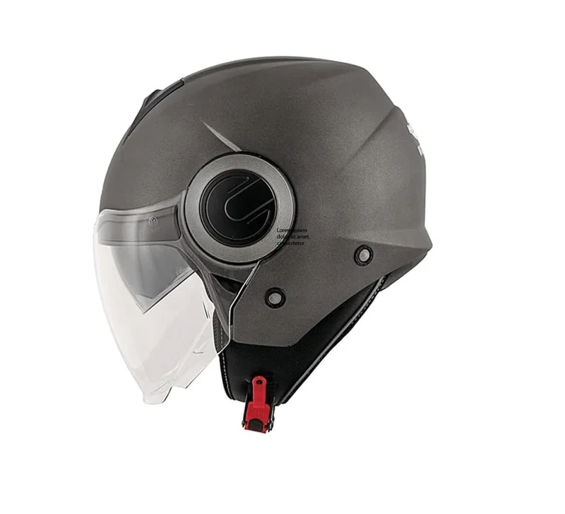 KAPPA KV37 Oregon Motocicleta Cara Abierta Casco Titanio