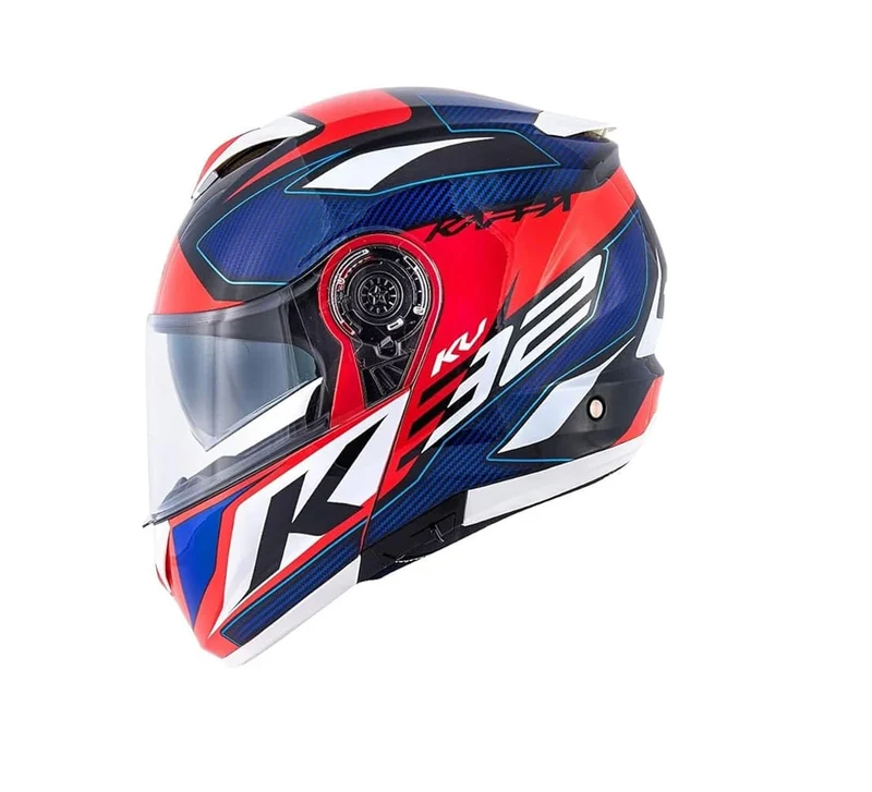 KAPPA KV32 Orlando Moto Seguridad Modular Casco Matt Azul Rojo