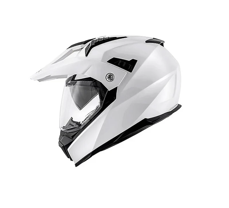 KAPPA KV30 Moto Aventura Casco Enduro Basic Blanco Brillante
