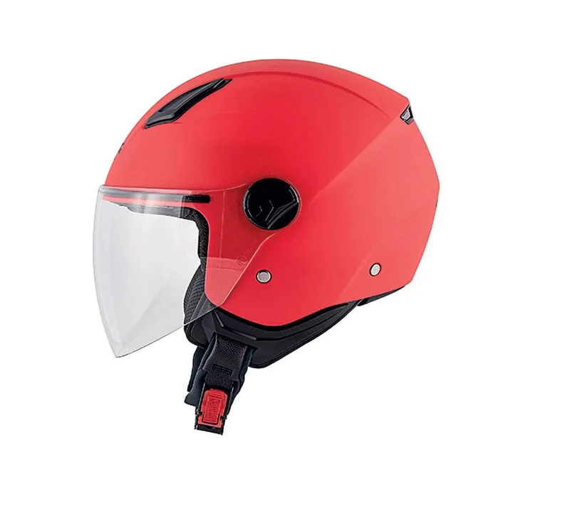 KAPPA KV28 EVO VGD Moto Estilo Vintage Casco Rojo