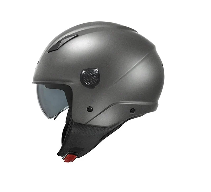 KAPPA KV28 EVO Moto Cara Abierta Casco Titanio