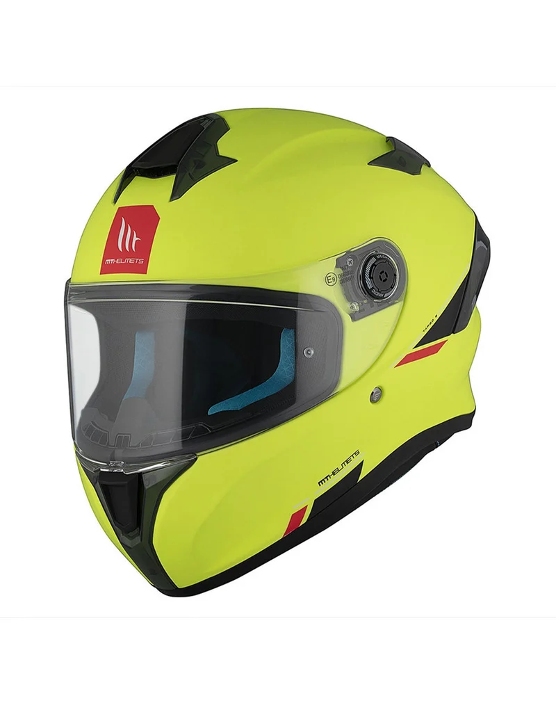 MT TARGO S SOLID S INTEGRALES DEPORTIVOS TURISMO CASCO DE MOTO A3 AMARILLO MATE