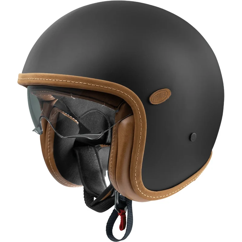 PREMIER VINT PLATIN ED.U9BM Moto Cara Abierta Jet Casco