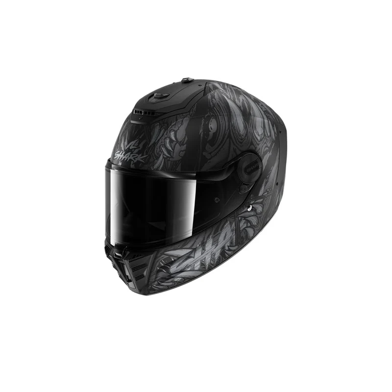 SHARK SPARTAN RS SHAYTAN NEGRO MATE ANTRACITA DEPORTIVO CASCO