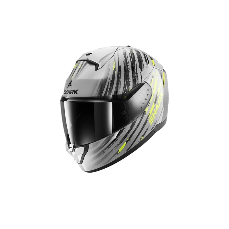 SHARK RIDILL 2 PLATA CASCOS ANTRACITA AMARILLO