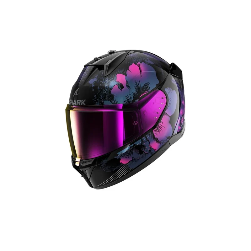 SHARK CASCOS D-SKWAL 3 MAYFER VIOLETA NEGRO BRILLO