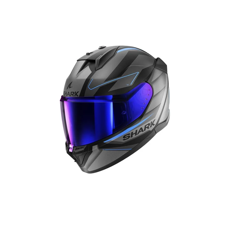 SHARK CASCOS D-SKWAL 3 SIZLER NEGRO MATE AZUL ANTRACITA
