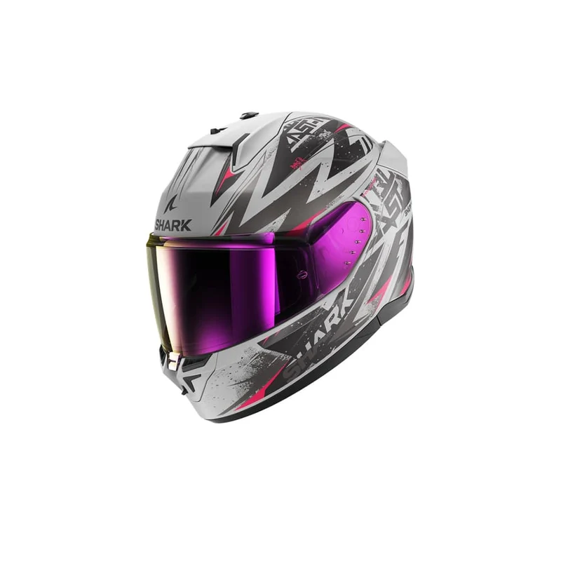 SHARK D SKWAL 3 Blast plata violeta negro Casco integral