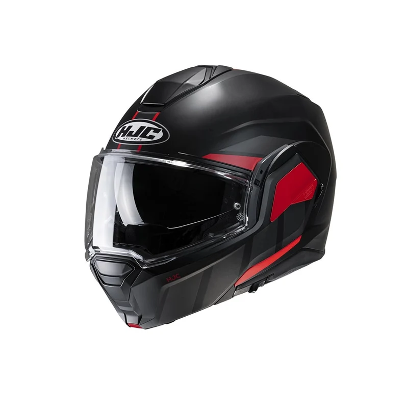 HJC- I100 BEIS MC1SF casco integral modular de moto rojo